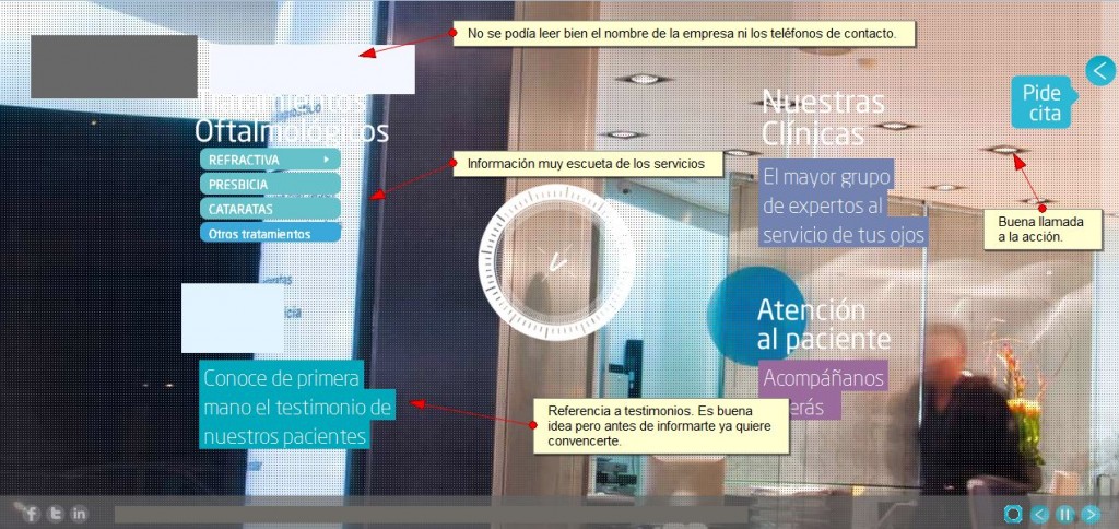 contenido página web