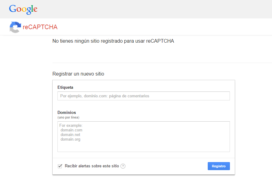 WEB RECAPTCHA